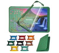 Metionga Jigsaw Boared for 2000 Puzzles - Extra Large, Felt Puzzle Accessories Jigsaw Puzzle Storage, Lightweight Easy to Move - Green