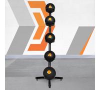 METIS Medicine & Slam Ball Storage Rack | Gym Ball Storage Towers [5-Tier] - Up to 30kg Complete Sets Available (Slam Ball Light Set [3kg-12kg])