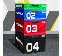 METIS Soft Foam Plyometric Jump Box Set | Premium Stackable Plyo Boxes for Home & Commercial Gyms - Available Individually or as a Set (Complete Set)