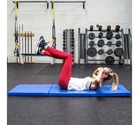 METIS Tri Folding Yoga Mat - 6ft x 2ft Folding Gym Exercise Mat for Home Workouts, Pilates and Gymnastics