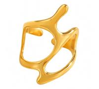 MetJakt Gold Plated Adjustable Stackable Rings (No.17)