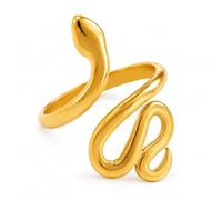 MetJakt Gold Plated Adjustable Stackable Rings (No.23)