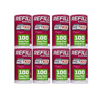 Metkix Refill for Metkix Lint Rollers 8 Pack (Total 800 Sheets)