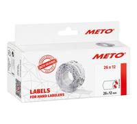 Meto 9506165 26 x 12 mm Hand Labelers - Fluor Red Single