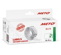 Meto 9506166 26 x 16 mm Hand Labelers - White 26 x 16 mm Single
