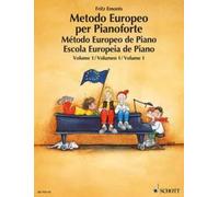 Metodo Europeo per Pianoforte 1 Fritz Emonts Book [Softcover] Piano Schott Music