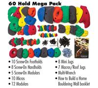 Metolius - Mega Pack 60 - Climbing holds size 60 Holds, white