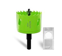 METOTY 50 mm Bi-Metal Hole Saw, Universal HSS M42 Hole Saws, with Triangular Shank Adapter and Pilot Drill, A Free Dust Bag for Aluminium, Metals, Plastics, Acrylic Glass, Wood, Plasterboard