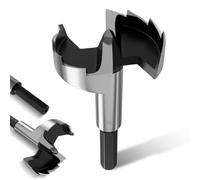 METOTY Forstner Drill Bit 48 mm for Wood, Wood Drill Bit with 8 mm Hexagonal Shaf, with Centring Point for Precise, Tear-Free Drilling and Quick Chip Removal, Ideal for Wood, Chipboard, Fibreboard