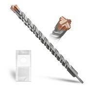 METOTY SDS Plus Drill Bit 32 mm x 460 mm, with 4 Carbide Cutting Edges, Head with Coating, Masonry Drill, Hammer Drill, Concrete Drill, for Stone, Concrete, Natural Stone, Brick Wall