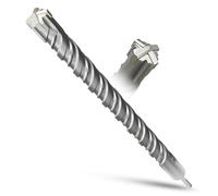 METOTY SDS Plus Drill Bit 35 mm x 460 mm, Masonry Drill, Hammer Drill, Concrete Drill, for Stone, Concrete, Natural Stone, Brick Wall