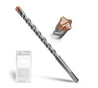 METOTY SDS Plus Hammer Drill Bit 12mm×210mm, with 4 Carbide Cutting Edges, Head with Coating, Masonry Drill, Hammer Drill, Concrete Drill, for Stone, Concrete, Natural Stone, Brick Wall