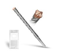 METOTY SDS Plus Hammer Drill Bit 14mm×160mm, with 4 Carbide Cutting Edges, Head with Coating, Masonry Drill, Hammer Drill, Concrete Drill, for Stone, Concrete, Natural Stone, Brick Wall