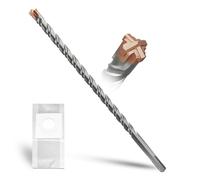 METOTY SDS Plus Hammer Drill Bit 14mm×310mm, with 4 Carbide Cutting Edges, Head with Coating, Masonry Drill, Hammer Drill, Concrete Drill, for Stone, Concrete, Natural Stone, Brick Wall