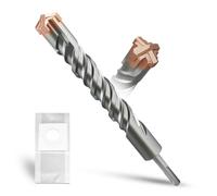 METOTY SDS Plus Hammer Drill Bit 30mm×260mm, with 4 Carbide Cutting Edges, Head with Coating, Masonry Drill, Hammer Drill, Concrete Drill, for Stone, Concrete, Natural Stone, Brick Wall