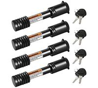 METOWARE 5/8" Trailer Hitch Lock, 2-3/4" Pin 1pc (2-3/4" Pin (Keyed Alike 4 Pack))