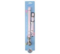 MeToYou Luxury Dog Lead and Collar with Hearts, Pink, Medium
