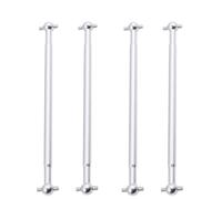 MetPAtGys 08029 90mm Metal Dog Bone 4-Pack Compatible With EPX EPX PRO | Fits 1/10 RC Offroad; Steel Front And Rear Replacement Parts
