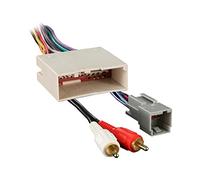Metra 70-5521 Radio Wiring Harness for Ford 03-Up Amp - Cream/red/white/grey