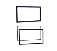 Metra 89-50-0900 Universal Double DIN trim rings, BLACK