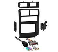 Metra 95-5703B Double DIN Dash Kit + Amplified Harness Combo for Select 1994-2000 Ford Mustang