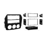 Metra 99-7519B Mazda Miata Installation Dash Kit for Single DIN or Double DIN/ISO Radios, Black