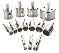 Metric 5-60mm Diamond Coated Hole Saw Drill Bit Tile Ceramic Glass Porcelain Marble Stone Rock Bottles Pots Porcelain Brick (1, 12mm)