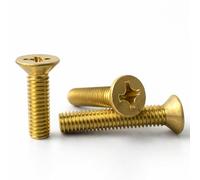 Metric Brass Phillips Countersunk Machine Screws M3 M4 M5 M6 (2, M4 x 10mm) - E03D 4x10_2