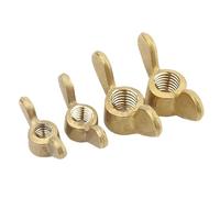 Metric Brass Wing Nuts M3 M4 M5 M6 M8 M10 M12 M14 Hand Screw Nut(M12-1pcs)