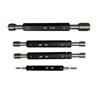 Metric Fine Thread Plug Gauge Set- M2, M2.2, M2.5, M3, M3.5, M4X0.5, M5X0.5, M6X0.75, M7, M8, M9,M10X1, M11X0.75 1 Piece(M4x0.5)