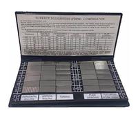 Metric Gauge Block Set - 30 Surface Roughness Comparison Samples, 0.05-12.5mm Finish Comparator for Accurate Surface Finish Measurement and Quality Control