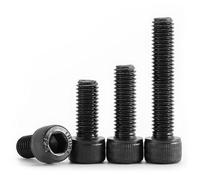 Metric Grade 12.9 Hex Socket Head Cap Screws, Black Oxide Finish, Full Thread, High Strength Cup Head Bolts Machine Screws, M20 x 80mm (2Pcs)