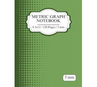 Metric Graph Notebook: for School, Engineering Work, Drawing, Science & Students | Grid Paper 5 mm