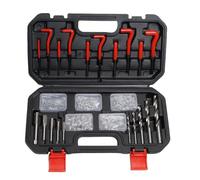 Metric Helicoil Kit - Heavy Duty Helicoil Inserts, Thread Chaser Set Screw Insert Tool, Quick Fix High Strength Inserts | For Industrial Vehicle Machinery Cylinder Head Home Workshop