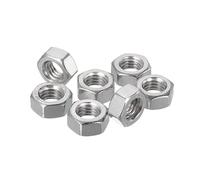 Metric Hex Nuts A4-80 Coarse Thread Hexagon Nut 316 Stainless Steel Standard Nuts for Screw Bolts DIN934 M3 M4 M5 M6 M8 M10 M12(M5 100PCS)