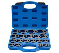 Metric Impact Impacted Crowfeet Crowfoot Spanner Wrench Set 8 - 32mm | for 3/8” 1/2”Crowfoot Wrench,Metric Carbon Steel Flare Nut Wrenches Spanners,Open End Drive Ratchet Extension Crow Foot Tools