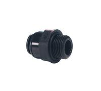 Metric John Guest, Speedfit Straight Adaptor 10mm Tube OD x 1/4" BSPT Thread