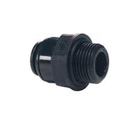 Metric John Guest, Speedfit Straight Adaptor 12mm Tube OD x 1/2" BSP Thread