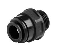 Metric John Guest, Speedfit Straight Adaptor 12mm Tube OD x 3/8" BSP Thread
