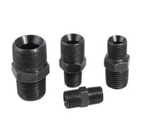 Metric M to 1/8 1/4 3/8 1/2 3/4 Inch Hydraulic Thread Fitting Adapter High Pressure Oil Pipe Connector Joint(M16x1.5,1")