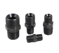 Metric M to 1/8 1/4 3/8 1/2 3/4 Inch Hydraulic Thread Fitting Adapter High Pressure Oil Pipe Connector Joint(M30x1.5,1/2")