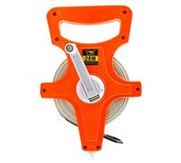 Metric Measuring Tape - 20m/30m Open Reel Tape Measure | Stretch-resistant Fibreglass Measuring Tapee, Track And Field Long Jump Carpenter Open Tapes Measuring Reel With Feet And Meters