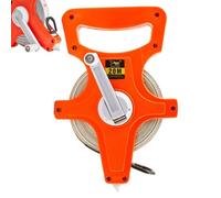Metric Measuring Tape - 20m Fiberglass Long Reel, ABS PVC Coated Durable Tool | Perfect for Track Field Carpenter Construction Measurement, Open Feet Meter, Surveying, Landscaping, DIY Projects