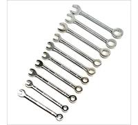 Metric Mini Stubby Spanners/Combination Spanner 4mm - 11mm 10pc Set AT509