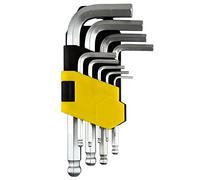 Metric MM Stubby Hex Allen Key Set Ball Ended 1.5mm - 10mm 9pc Kit