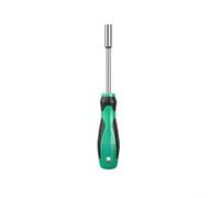 Metric Nut Driver With Hollow Shafts Hex Socket Screwdriver Batch Head For General Maintenance And Bike Repair Green Silver 50 65 70 90 Mm(1PC)