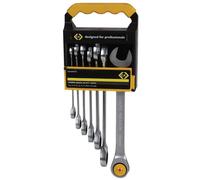 Metric Ratchet Spanner Set, 7 Piece - CK TOOLS