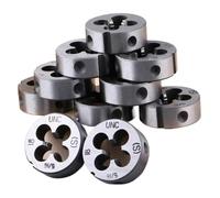 Metric Round Die, Right Hand Threading Die Set Alloy Steel(1l2-36 UNS)
