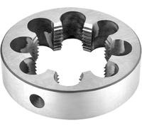 Metric Round Die,Thread Gauge,M70 ~ M76 Threading High-Precision Alloy Tool Steel Right Hand for Metalworking and Repair(M72*6)