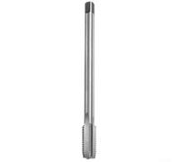 Metric Straight-Flute Hand Tap M11 × 1.5 mm, Extra-Long 130 mm Total Length, for HSS 6542 High-Speed Steel, for Through-Hole & Shallow-Hole Threadin